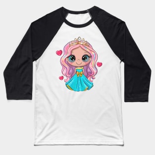 Cute Princess Baseball T-Shirt